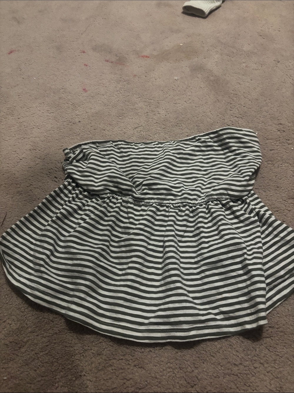 Striped Black and White Baby doll